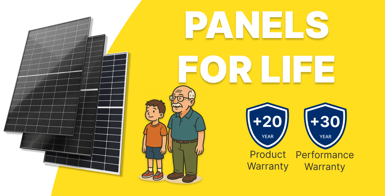 Panels for life: maximum efficiency and long-term warranty