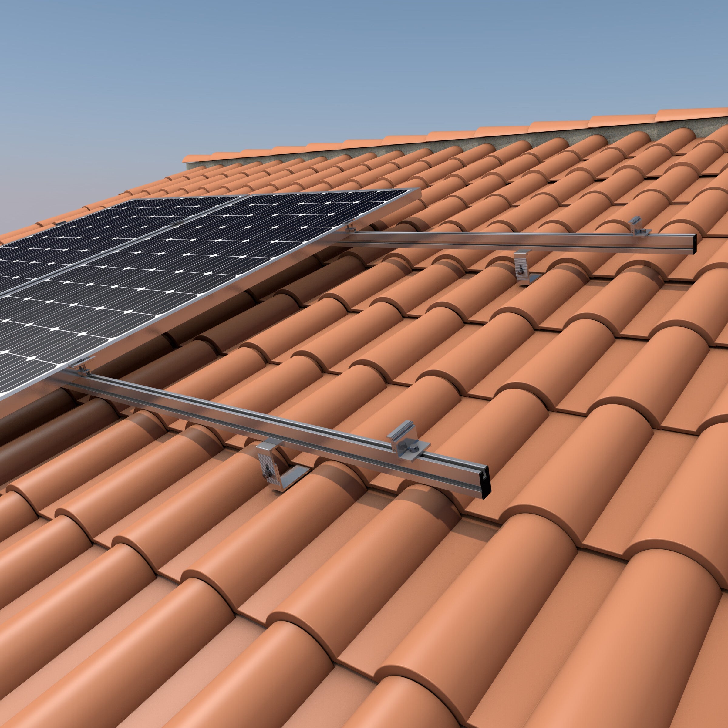 Fijación de panel solar Sunfer 02V