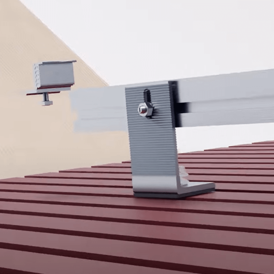 Sunfer 03V solar panel mount