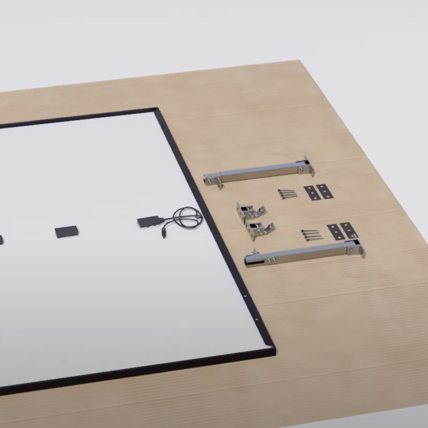 Wand-Halterung mit verstellbarem Winkel