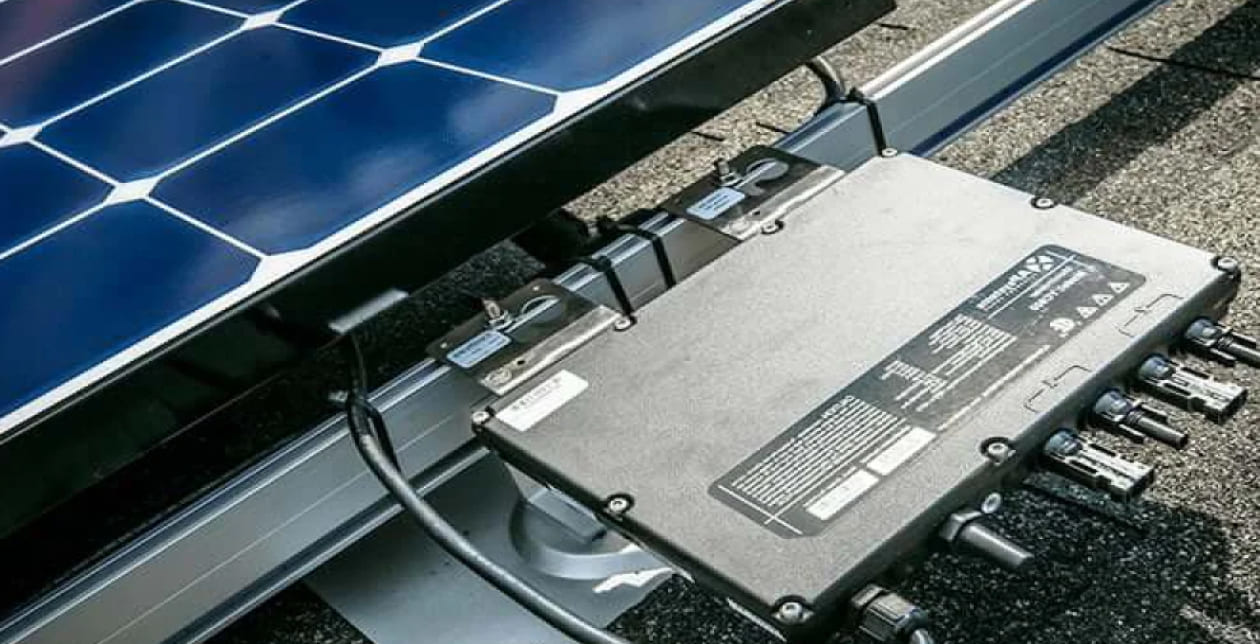 Solar panel and micro inverter