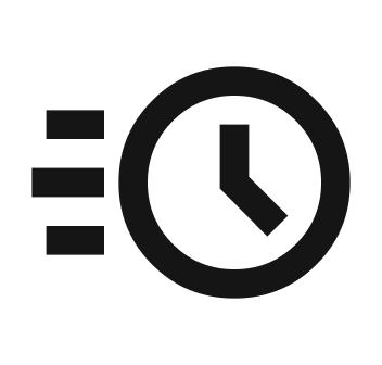 Clock icon for quick installation