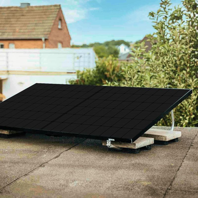 Beautiful solar panel kits for flat roof with 20 degree mount