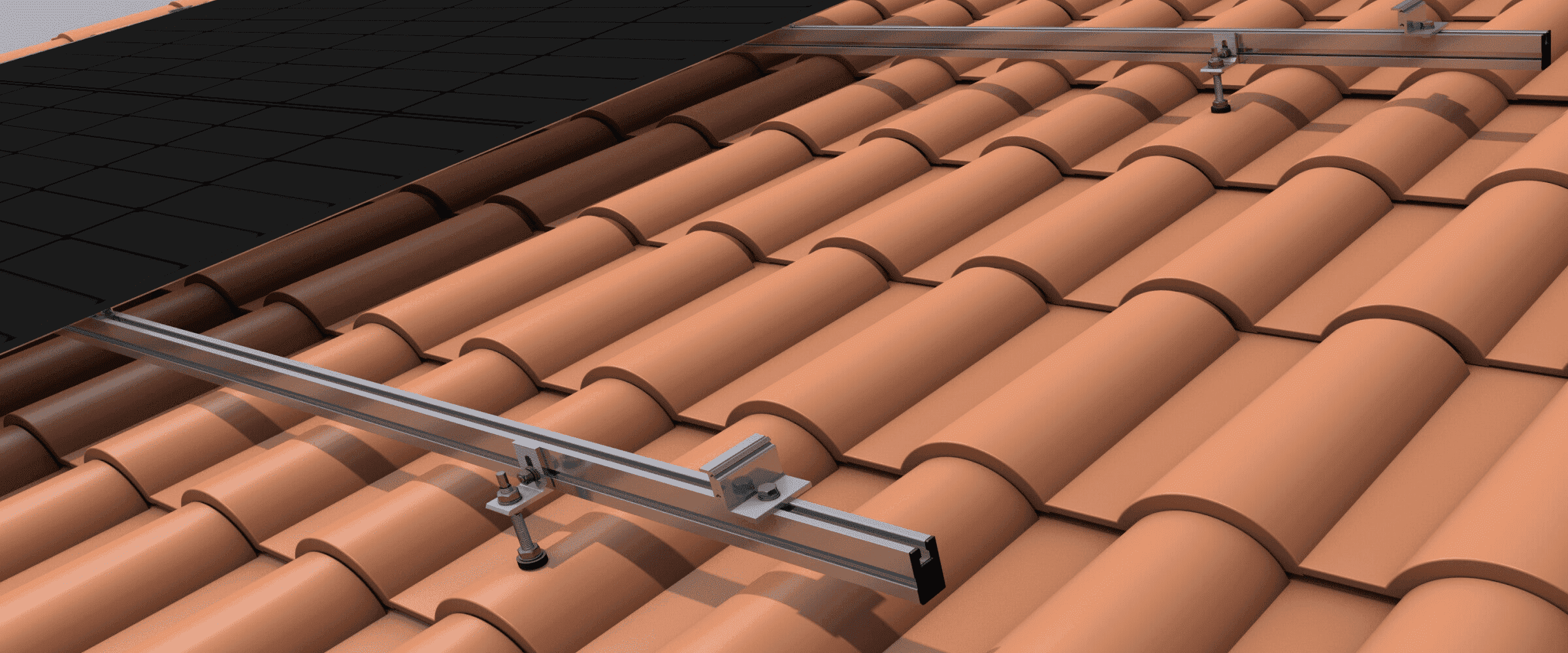 Solar roof mount