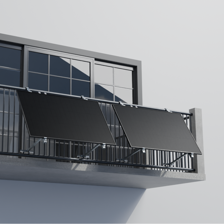 Balcony solar panel