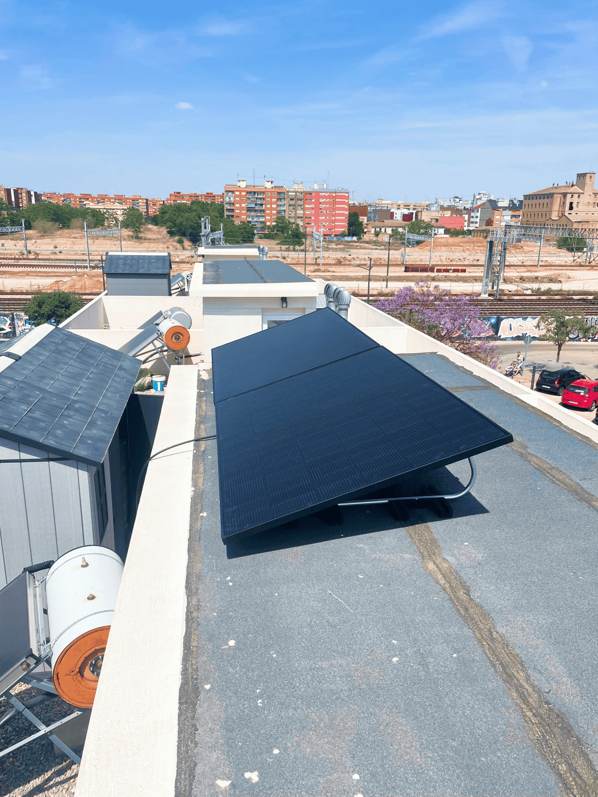 Robinsun Performance plugin solar kit Sofia Parapluie, Spain