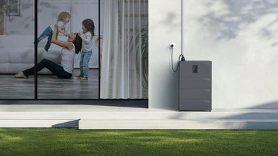 All-in-one solar battery for home energy storage, integrated with inverter and smart system