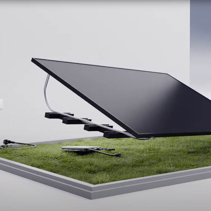 Fijación de panel solar ValkBox 3