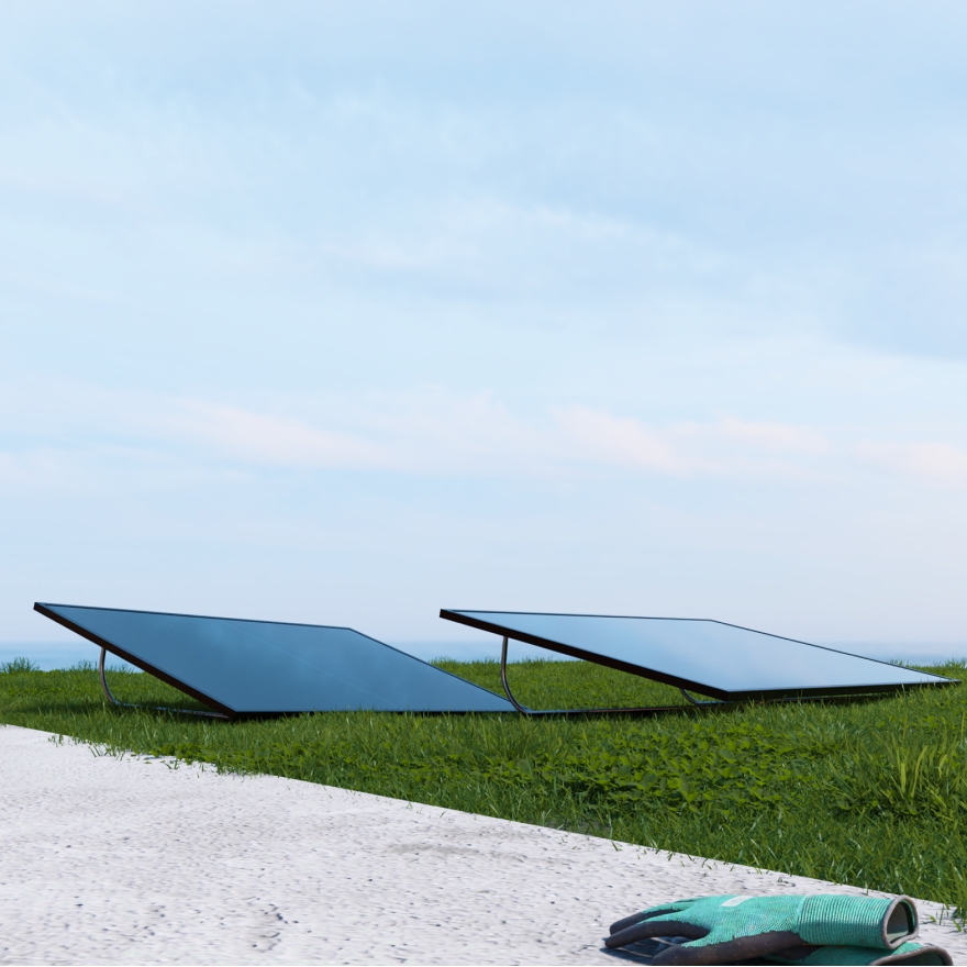 Fijación de panel solar ValkBox 3