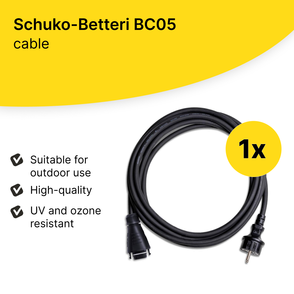 Schuko-Betteri BC05 Cable (for Hoymiles)