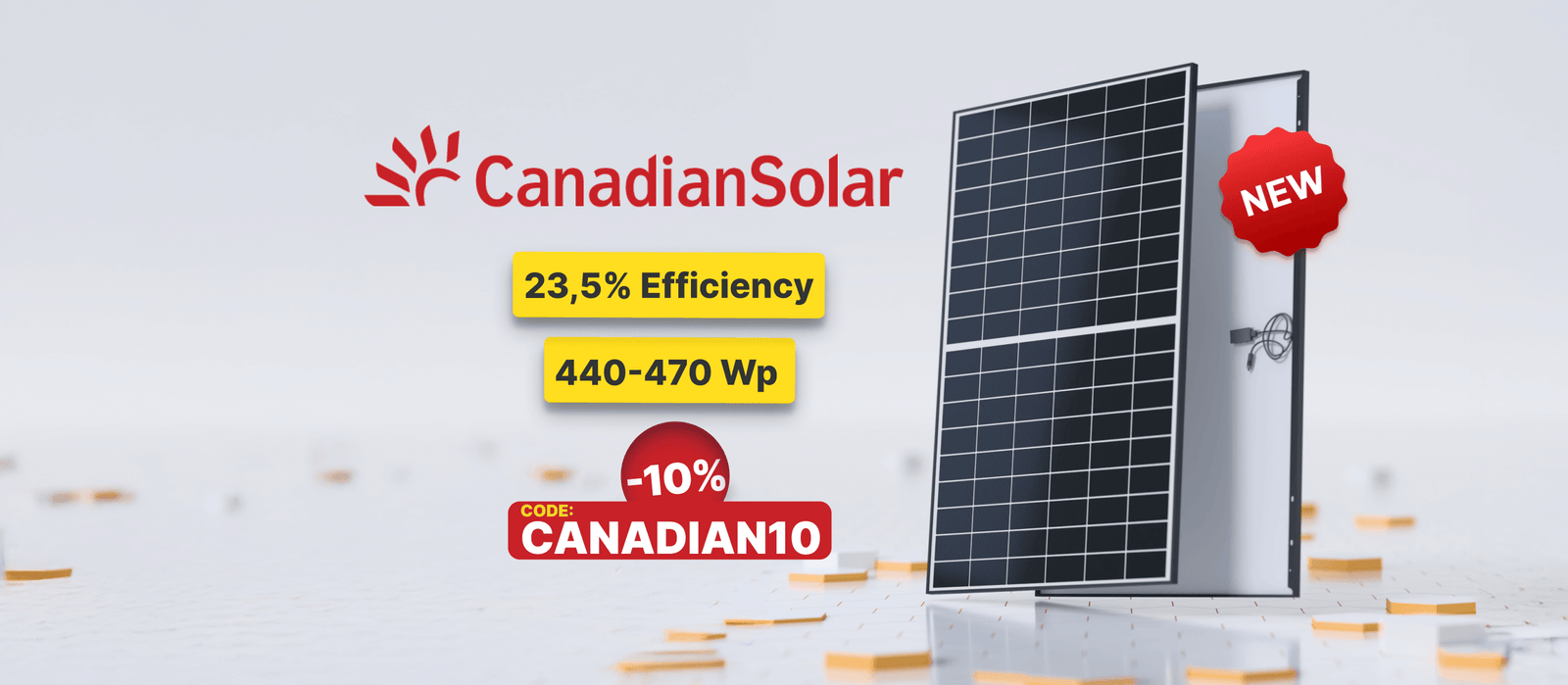 Nuevo Panel Canadian Solar